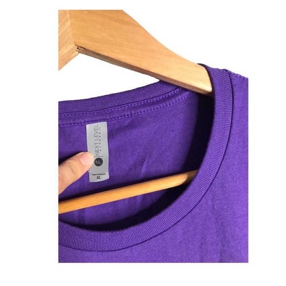Next Level Apparel | Purple Jamaica T-shirt short sleeve - Picture 4 of 6